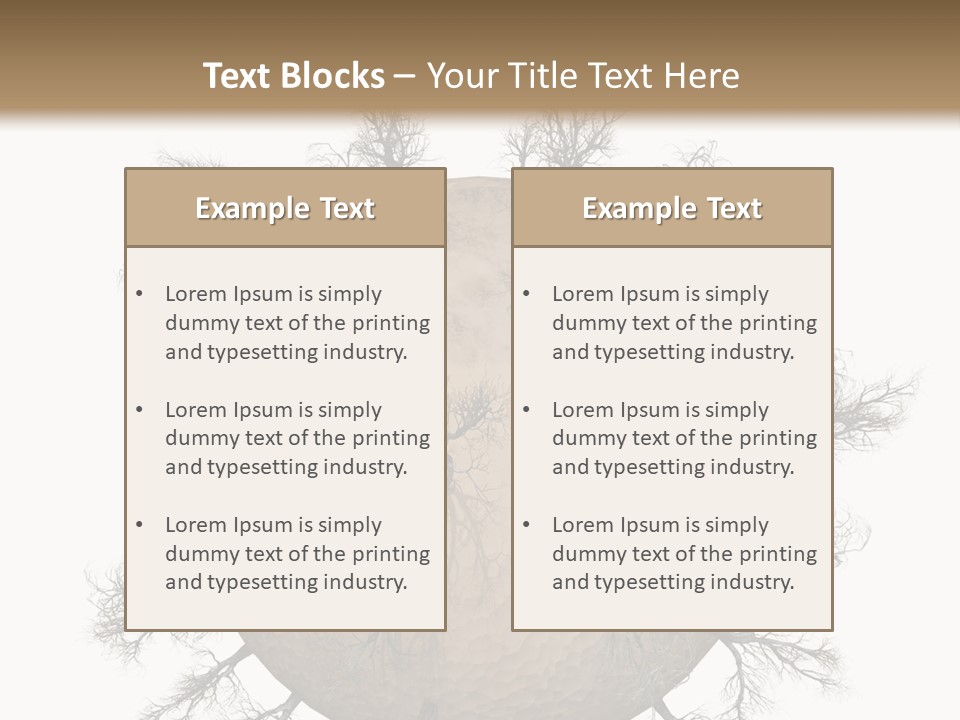 Earth Background Design PowerPoint Template