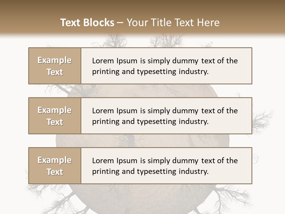 Earth Background Design PowerPoint Template