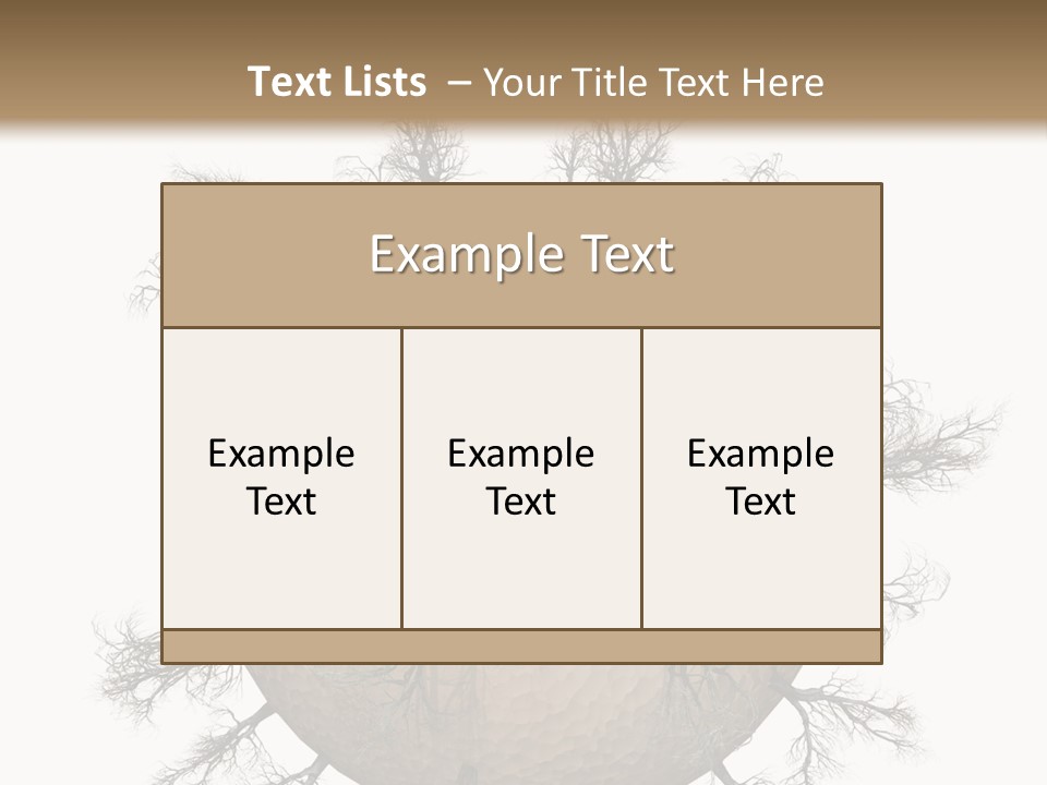 Earth Background Design PowerPoint Template