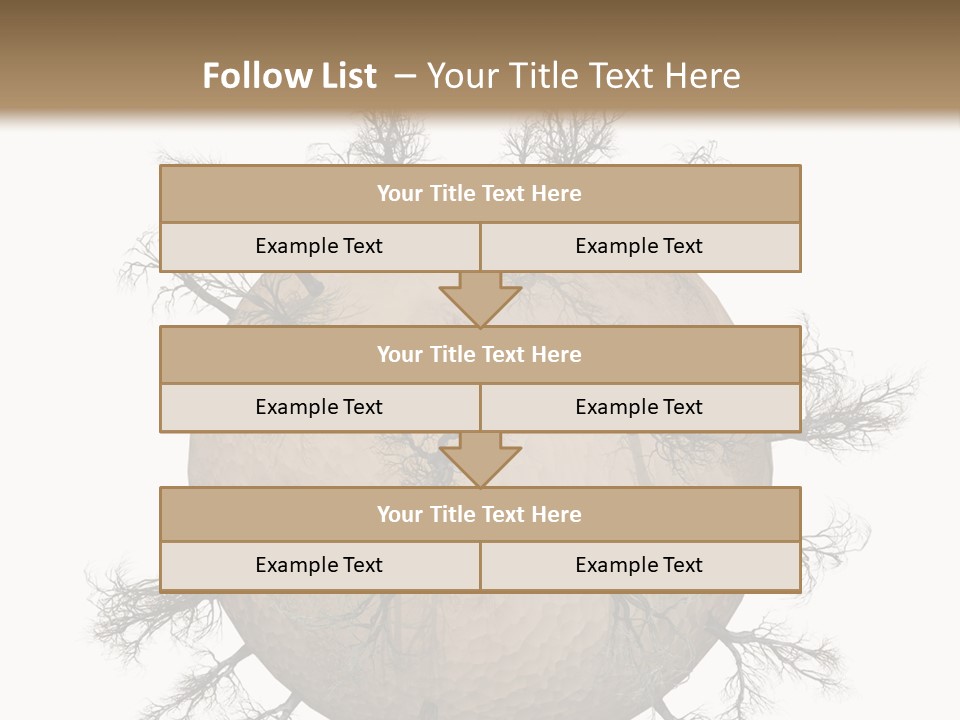 Earth Background Design PowerPoint Template