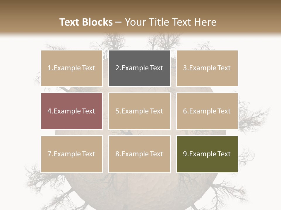 Earth Background Design PowerPoint Template