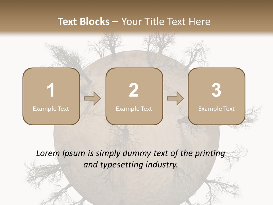 Earth Background Design PowerPoint Template