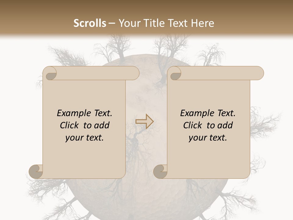 Earth Background Design PowerPoint Template