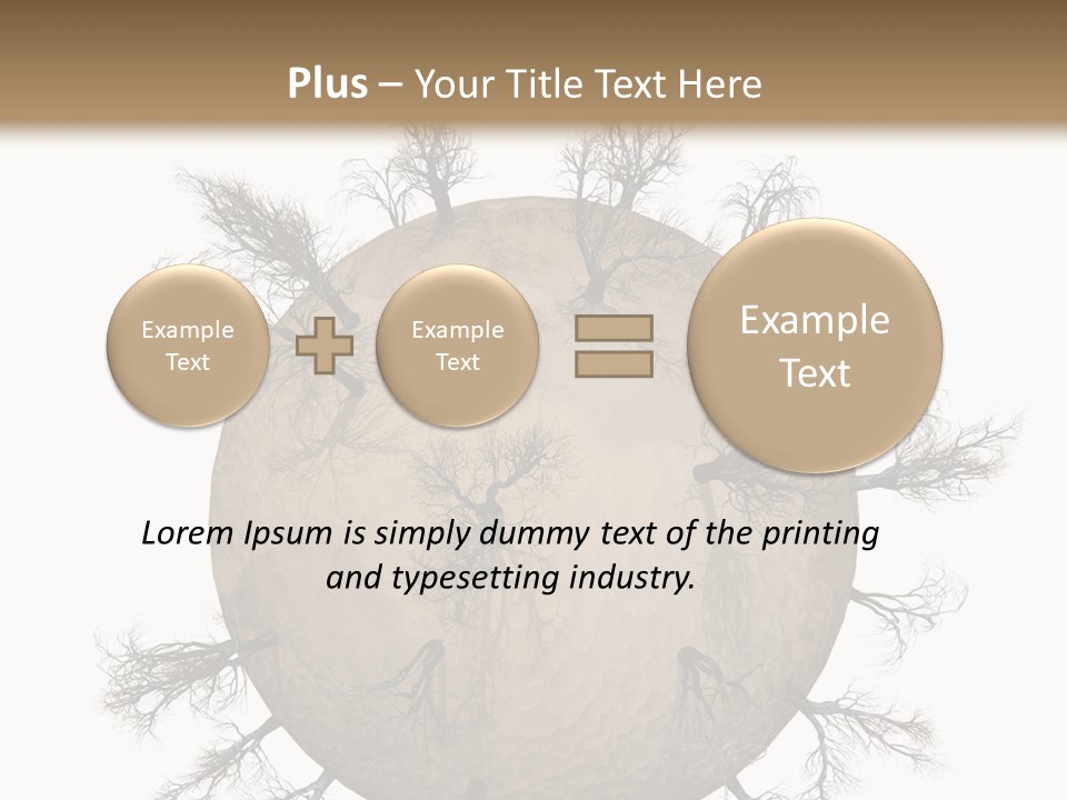Earth Background Design PowerPoint Template