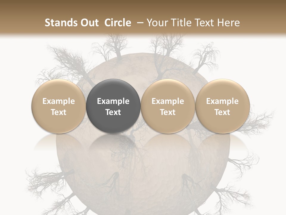 Earth Background Design PowerPoint Template