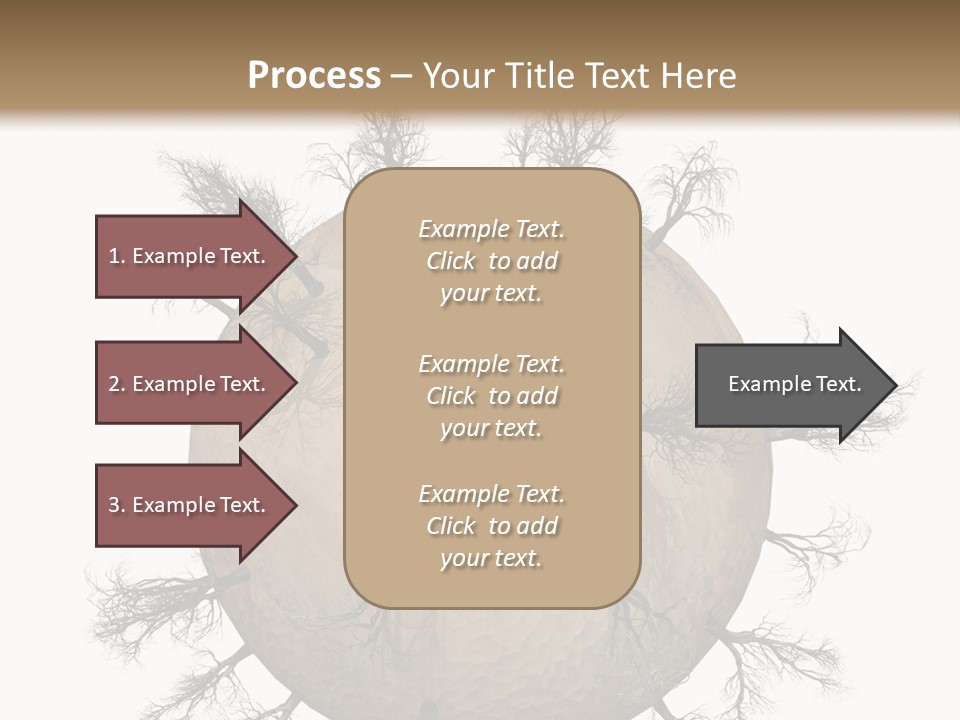 Earth Background Design PowerPoint Template
