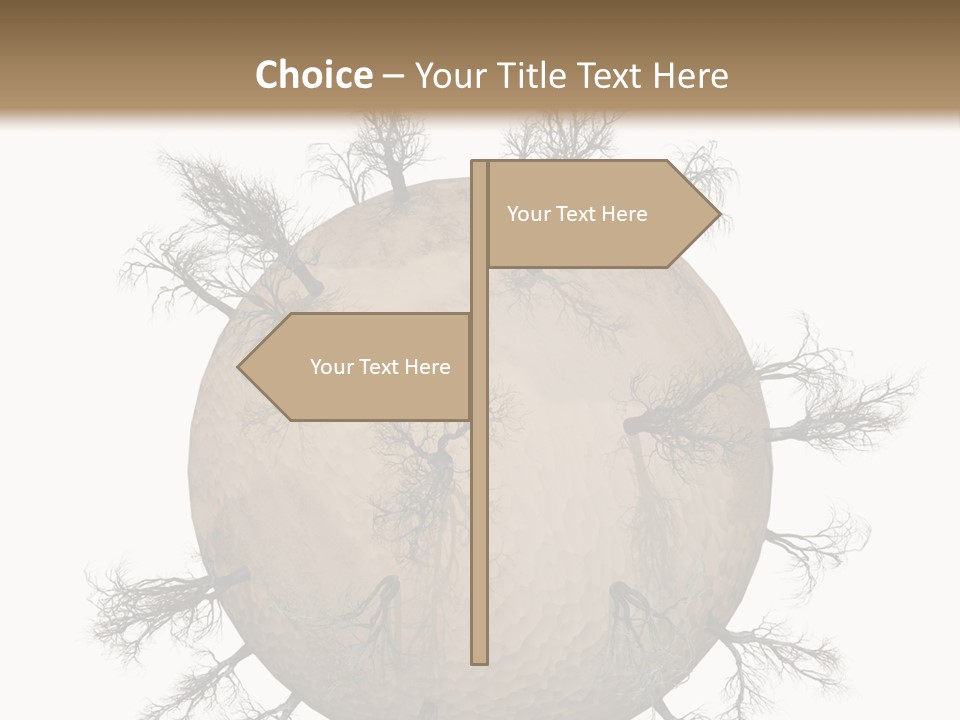 Earth Background Design PowerPoint Template