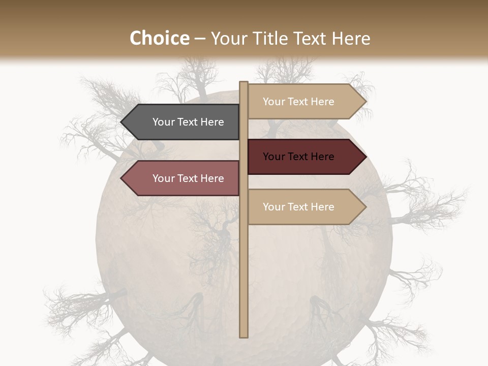 Earth Background Design PowerPoint Template