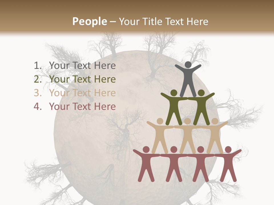 Earth Background Design PowerPoint Template