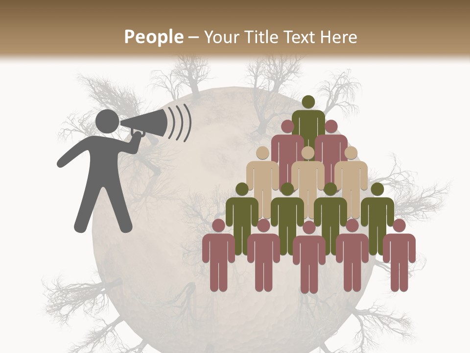 Earth Background Design PowerPoint Template