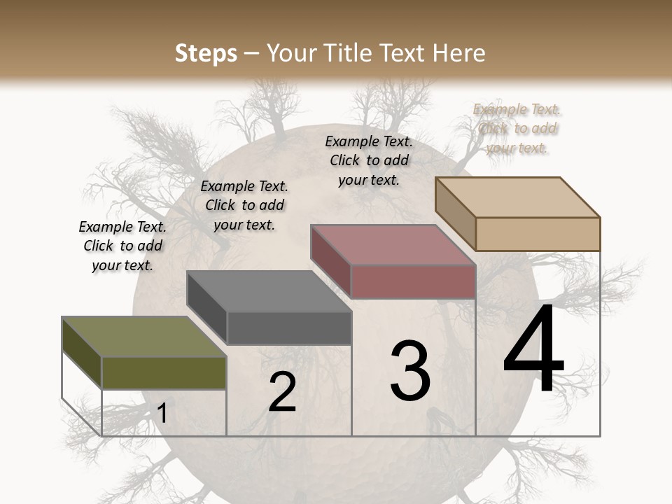 Earth Background Design PowerPoint Template