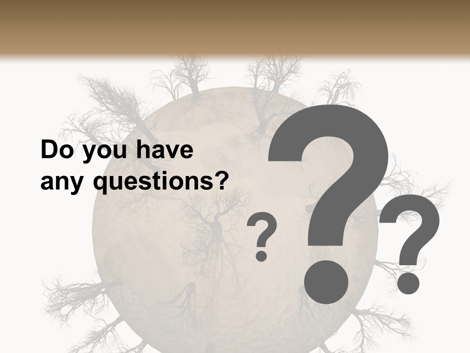 Earth Background Design PowerPoint Template