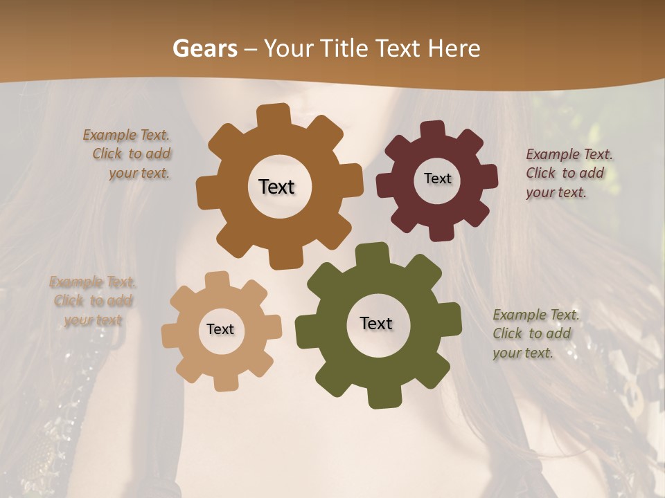 Youth Young Brown PowerPoint Template