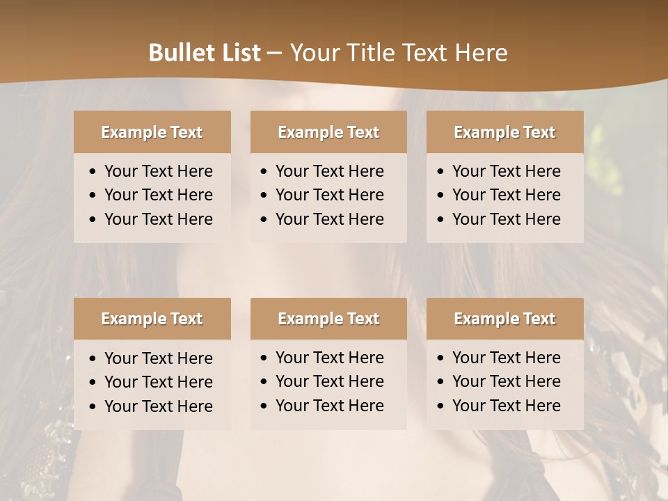 Youth Young Brown PowerPoint Template