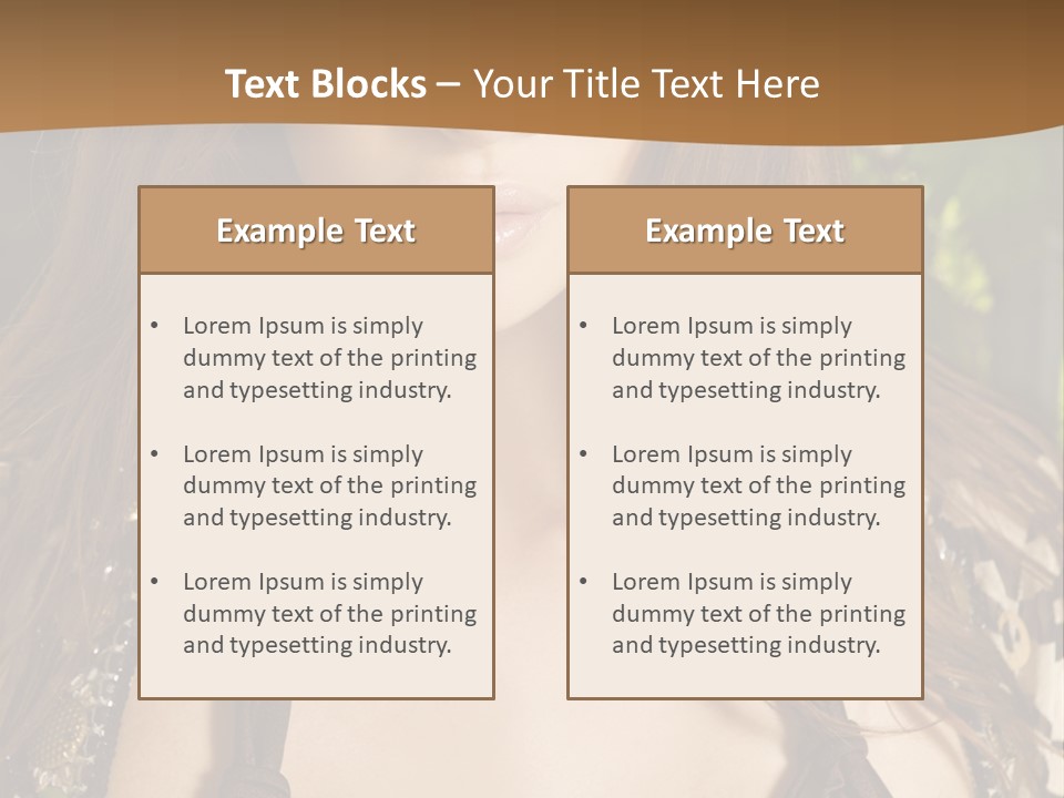 Youth Young Brown PowerPoint Template