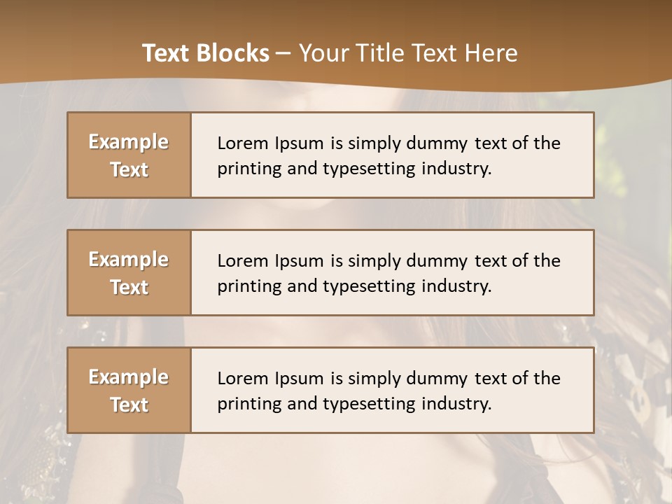 Youth Young Brown PowerPoint Template
