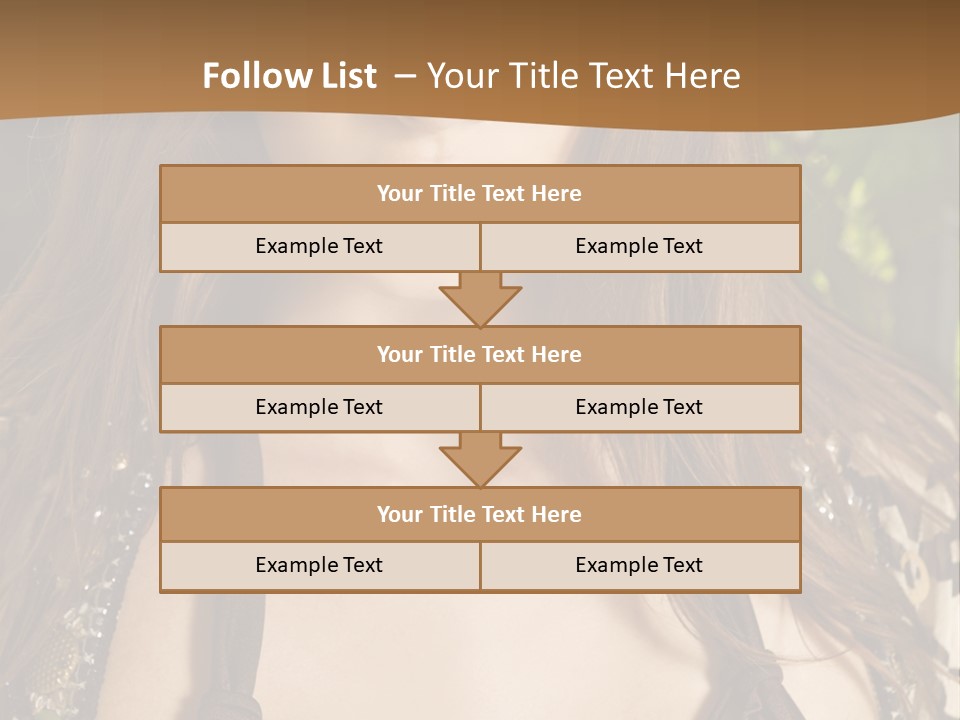 Youth Young Brown PowerPoint Template