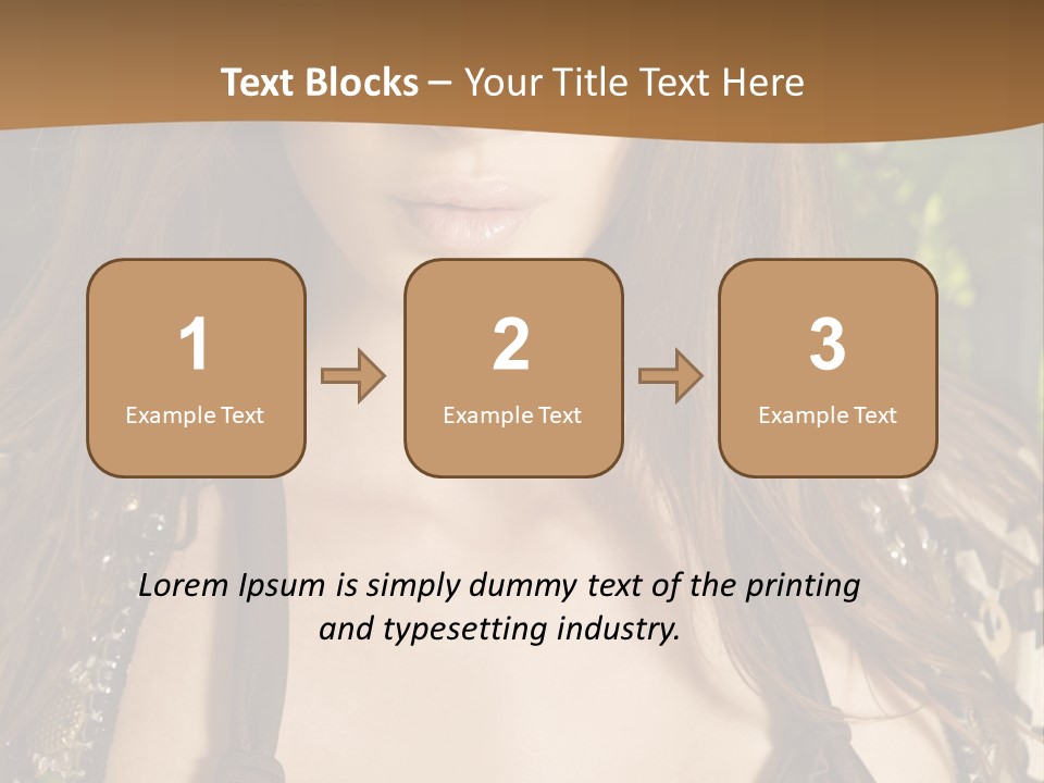 Youth Young Brown PowerPoint Template