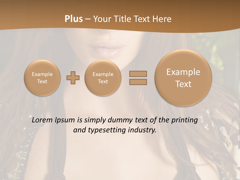 Youth Young Brown PowerPoint Template