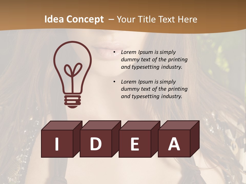 Youth Young Brown PowerPoint Template