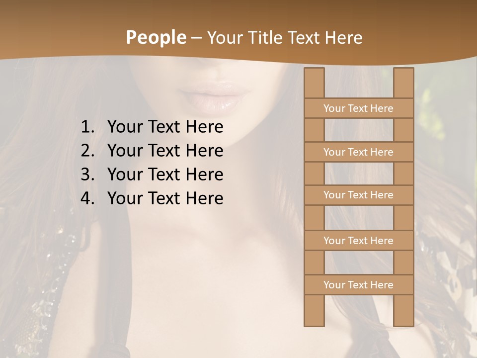 Youth Young Brown PowerPoint Template
