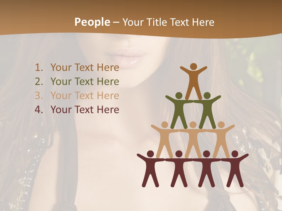Youth Young Brown PowerPoint Template