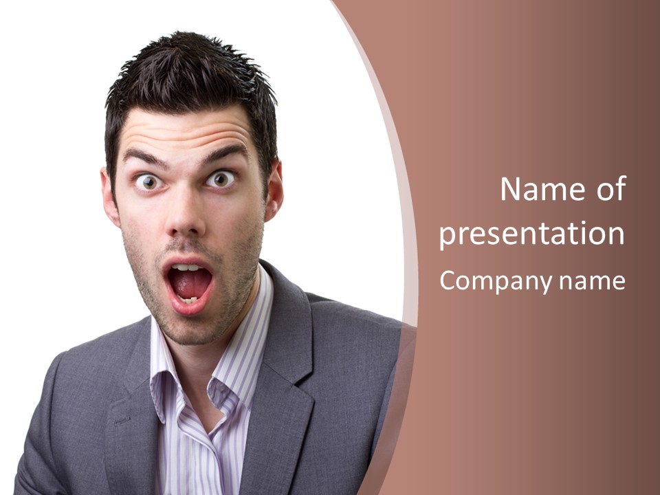 Headshot Shock Attractive PowerPoint Template