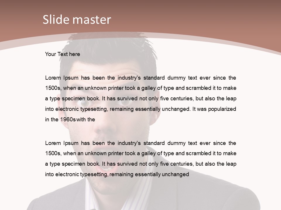 Headshot Shock Attractive PowerPoint Template