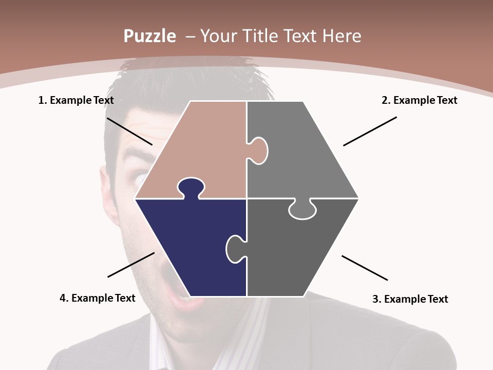 Headshot Shock Attractive PowerPoint Template