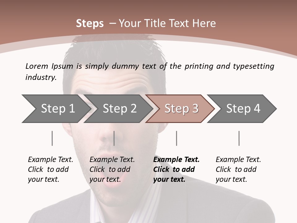 Headshot Shock Attractive PowerPoint Template