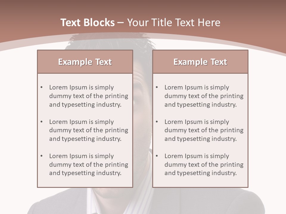 Headshot Shock Attractive PowerPoint Template