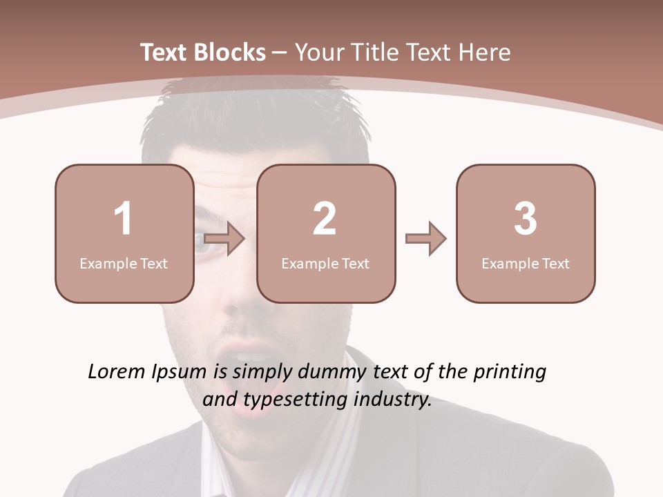 Headshot Shock Attractive PowerPoint Template