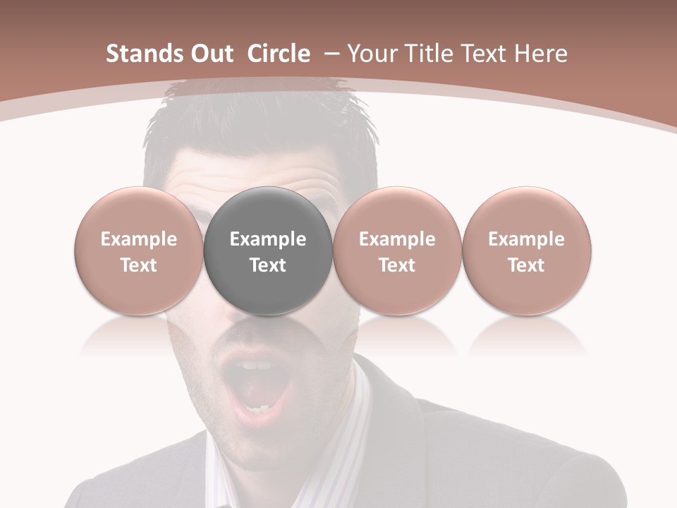 Headshot Shock Attractive PowerPoint Template