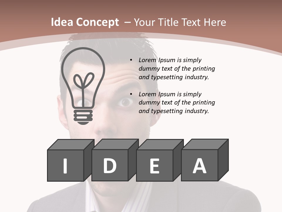 Headshot Shock Attractive PowerPoint Template