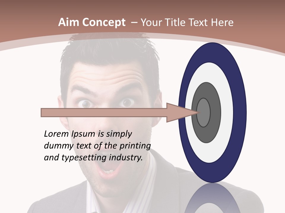 Headshot Shock Attractive PowerPoint Template