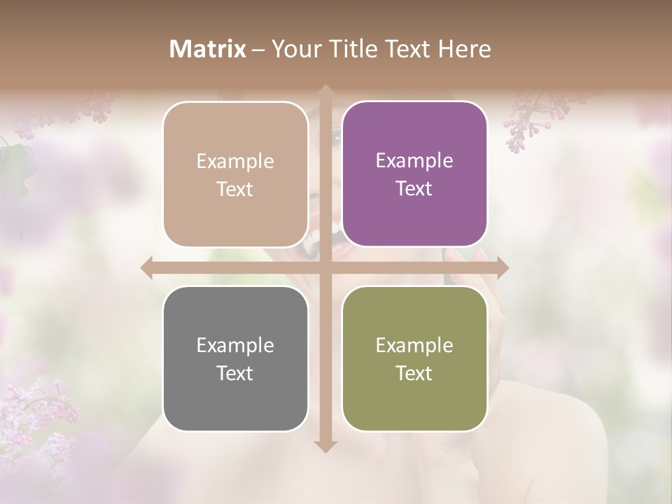 Young Portrait Relax PowerPoint Template