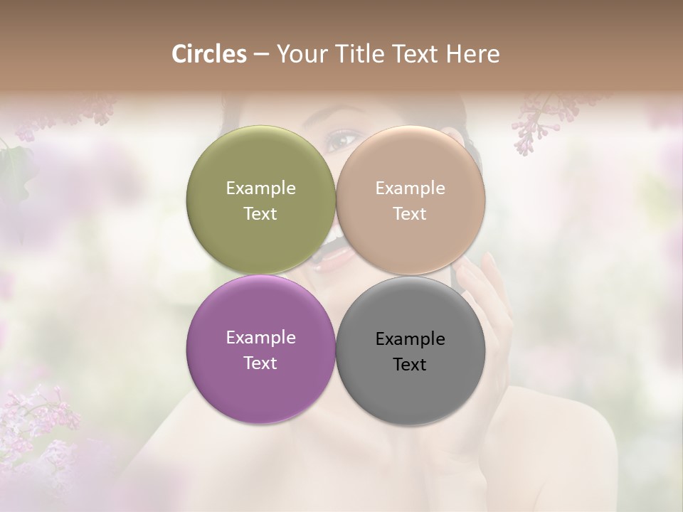 Young Portrait Relax PowerPoint Template