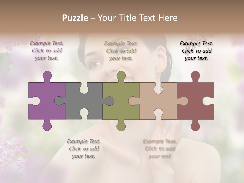 Young Portrait Relax PowerPoint Template