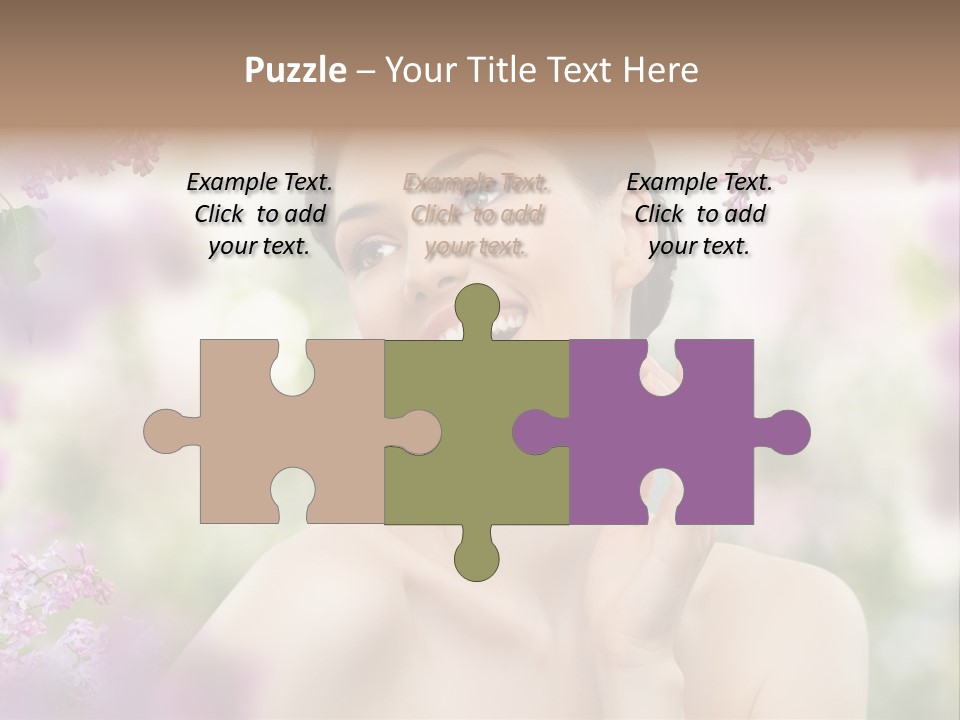 Young Portrait Relax PowerPoint Template