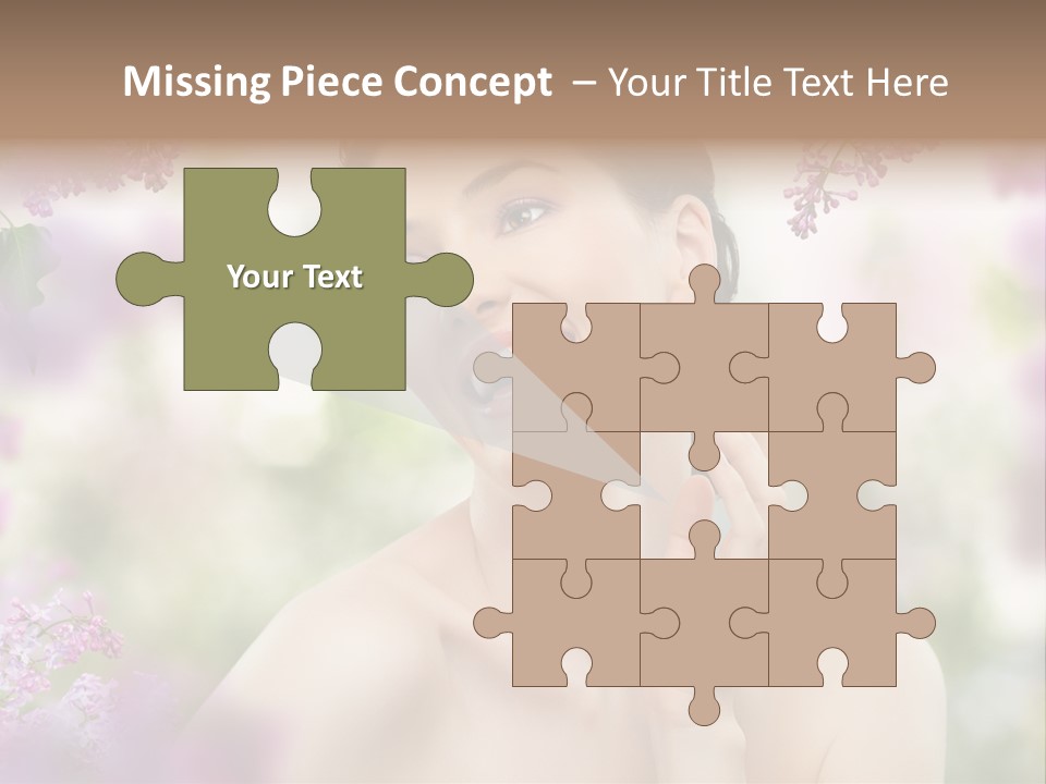 Young Portrait Relax PowerPoint Template