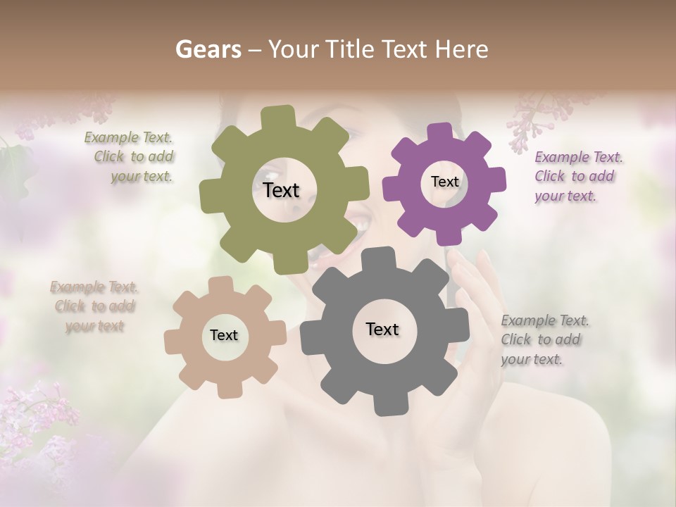 Young Portrait Relax PowerPoint Template