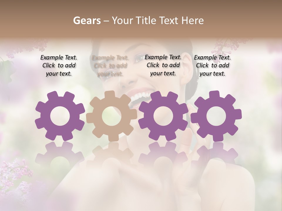 Young Portrait Relax PowerPoint Template