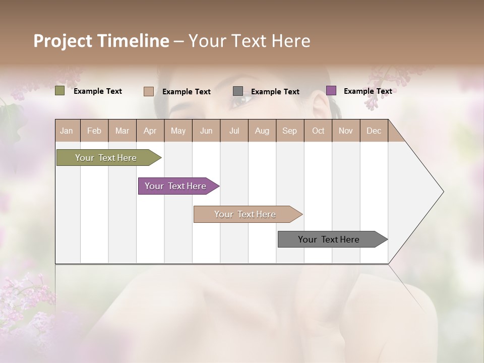 Young Portrait Relax PowerPoint Template