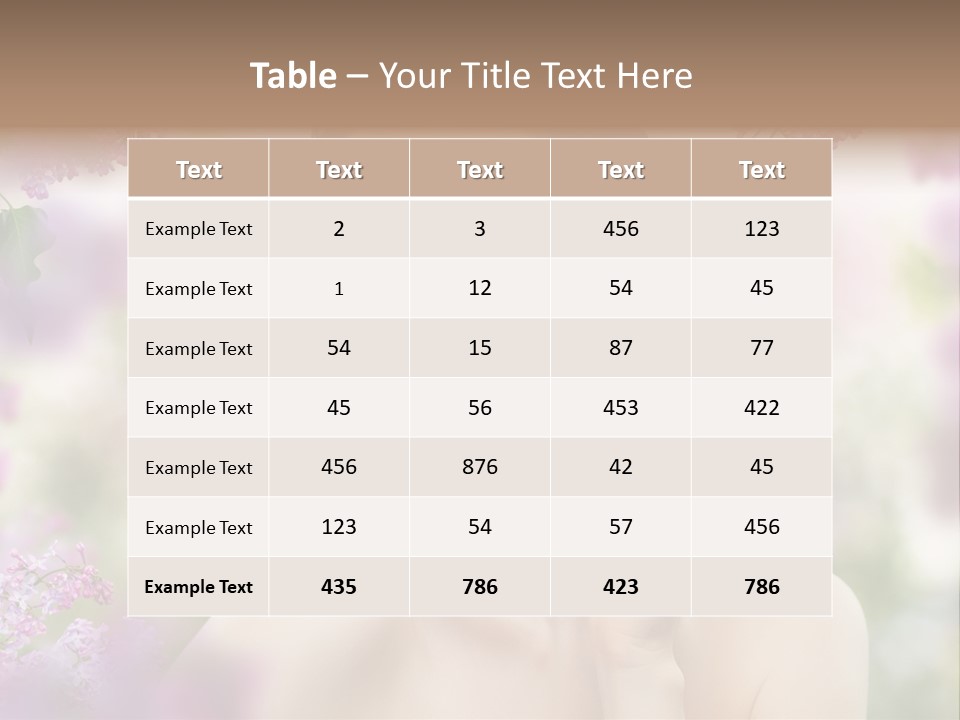 Young Portrait Relax PowerPoint Template