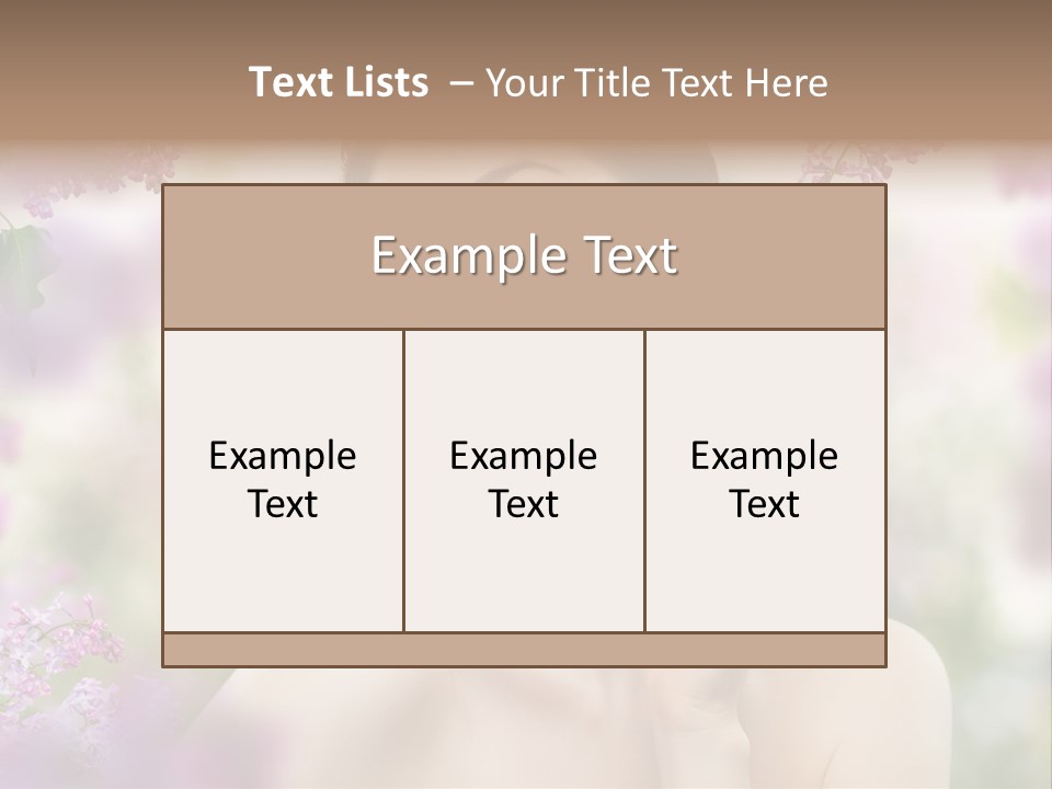 Young Portrait Relax PowerPoint Template