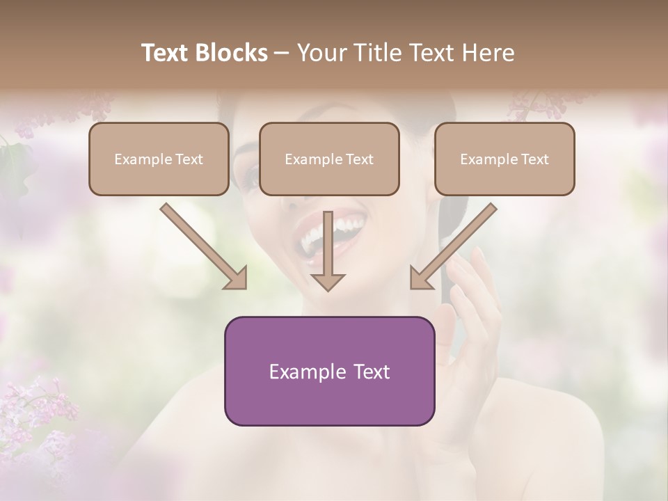 Young Portrait Relax PowerPoint Template