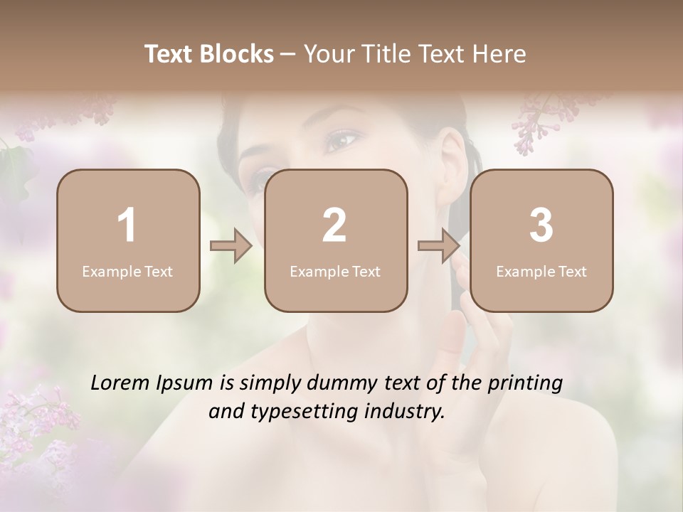 Young Portrait Relax PowerPoint Template