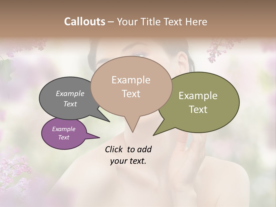 Young Portrait Relax PowerPoint Template