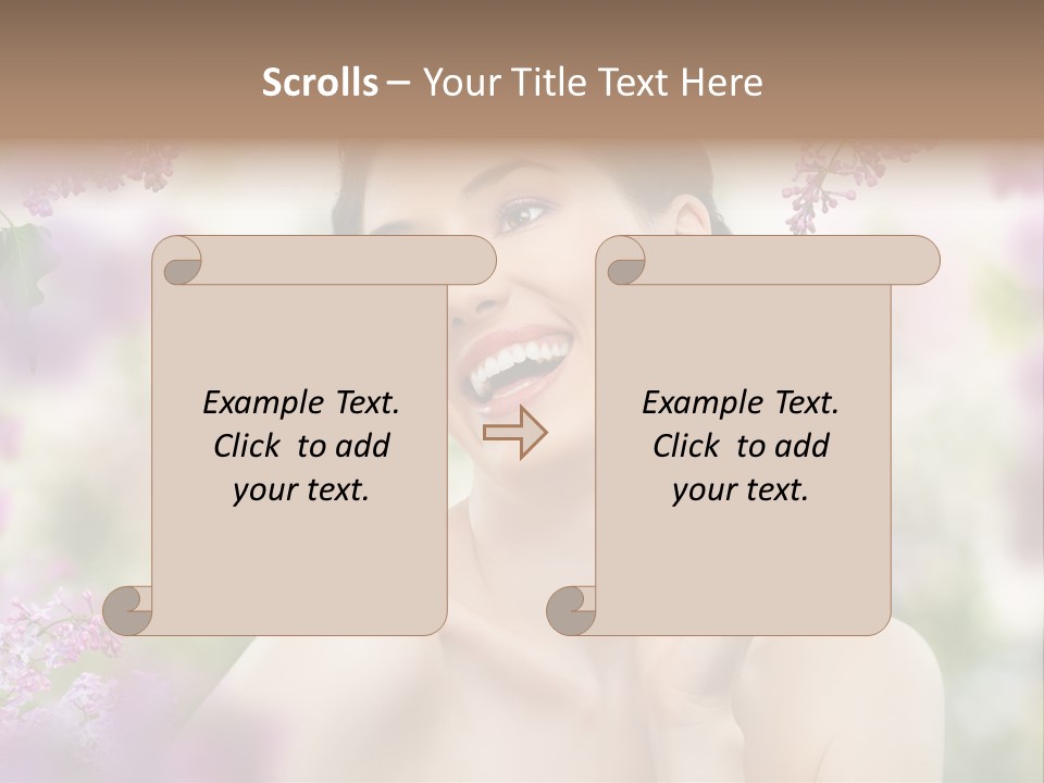 Young Portrait Relax PowerPoint Template