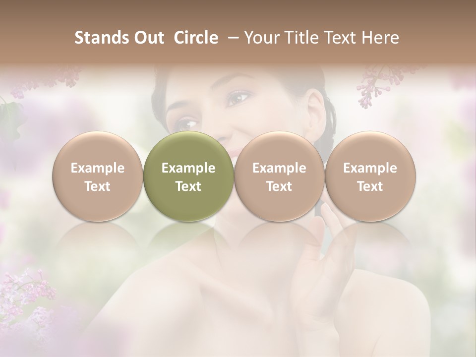 Young Portrait Relax PowerPoint Template